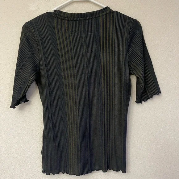 New Jessica Simpson Blue and Green Striped Top - Picture 3 of 6